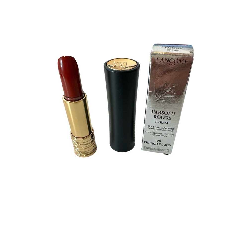 Lancôme L'Absolu Rouge Hydrating‎ Cream Lipstick 196 FRENCH TOUCH  new